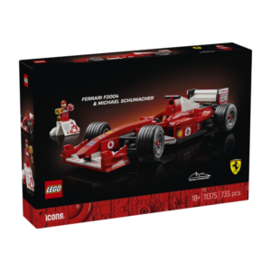 LEGO Icons Ferrari F2004 ja Michael Schumacher